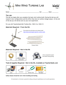 mini wind turbine lab