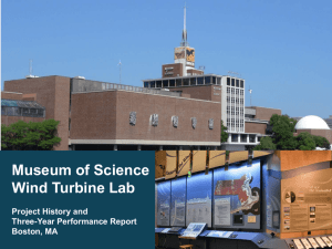 Museum of Science Wind Turbine Lab