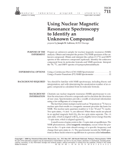 Using Nuclear Magnetic Resonance Spectroscopy - Meta