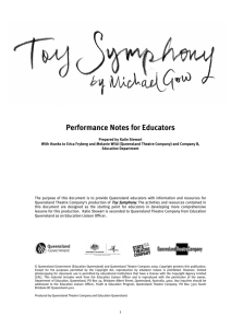 Performance Notes for Educators