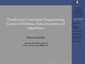 Parallel and Concurrent Programming Classical Problems, Data