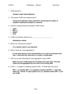 CCNA 3 Revision Notes