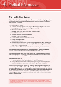 The health care system