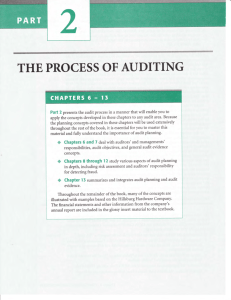the process of auditing