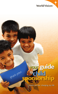 yourguide tochild sponsorship