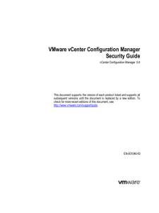 VCM Security Guide