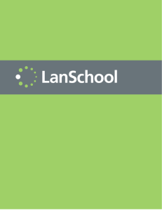 LanSchool Install Guide - Stone