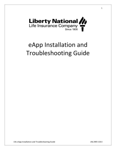 eApp Installation and Troubleshooting Guide