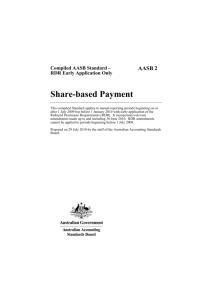 AASB 2 - Australian Accounting Standards Board
