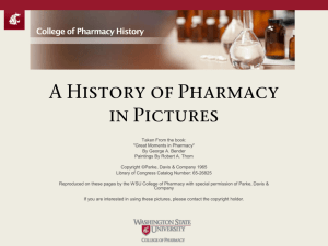 A History of Pharmacy in Pictures