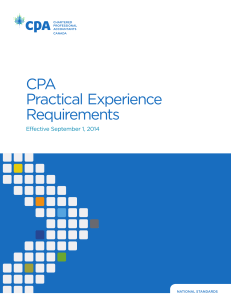 Cpa practical experience requirements