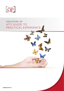 ATO Guide to Practical Experience