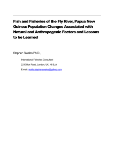 Fish and fisheries of the Fly River, Papua New Guinea -
