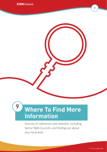 Where To Find More Information 9 - School of Mathematical Sciences