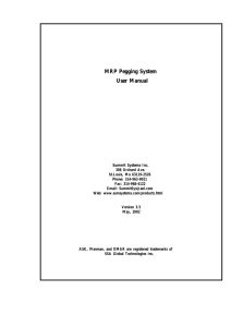 MRP Pegging System