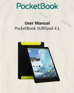 User Manual for PocketBook SURFpad 4 (L)