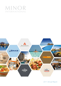 2011 Annual Report - Minor International Public Company Limited