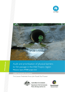 Audit and prioritisation of physical barriers to