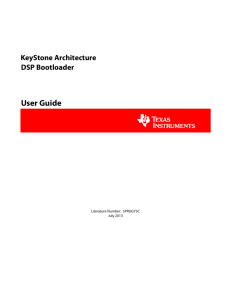 DSP Bootloader for KeyStone Architecture