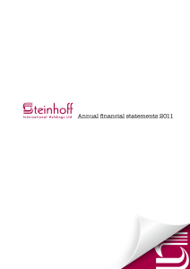 Annual financial statements 2011