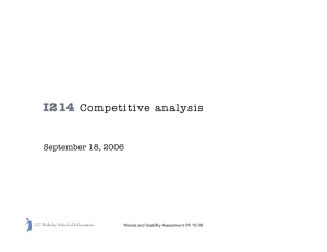 I214 Competitive analysis