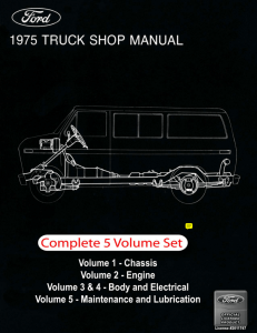 DEMO - 1975 Ford Truck Shop Manual