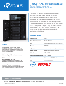 T5000-NAS Buffalo Storage