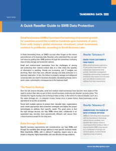 A Quick Reseller Guide to SMB Data Protection