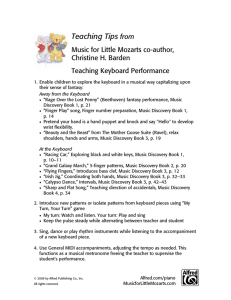 Teaching Note Reading - Music for Little Mozarts