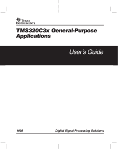 (1990) "TMS320C3x General Purpose Applications User's Guide".