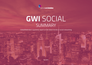 Global Web Index's Social Report