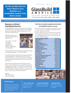 Reasons to Attend GlassBuild America