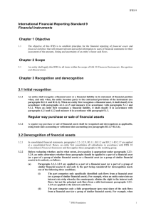 International Financial Reporting Standard 9 Financial Instruments