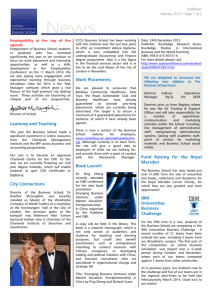 Business School Newsletter: February 2014