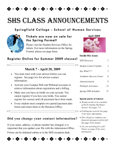 shs class announcements