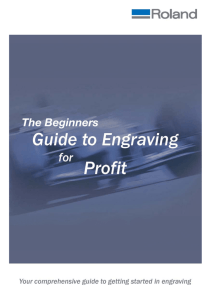 Guide to Engraving for Profit