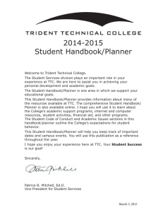2014-2015 Student Handbook/Planner