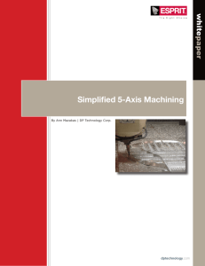 Simplified 5-Axis Machining - Today's Medical Developments