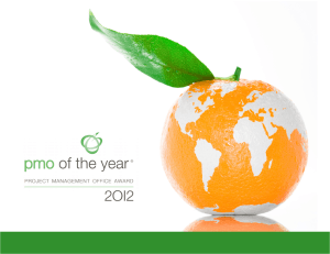 PMO of the Year Award 2012 eBook
