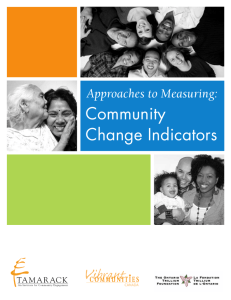 Community Change Indicators