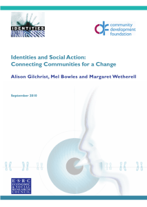 Identities and Social Action: Connecting Communities for a Change