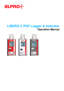 LIBERO C PDF Logger & Indicator