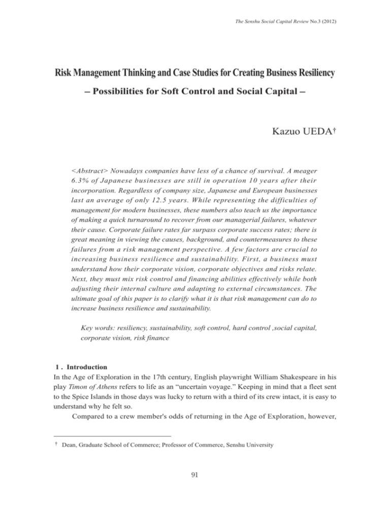 risk management model case study