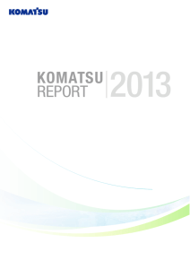 KOMATSU REPORT 2013