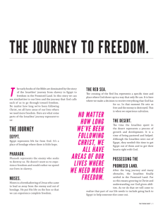 the journey to freedom.