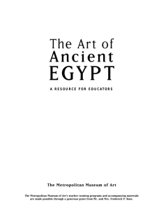 The Art of Ancient Egypt - Metropolitan Museum of Art