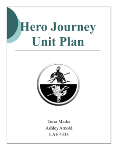 Hero Journey Unit Plan