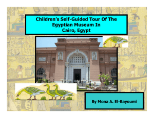 Children's Self-Guided Tour Of The Egyptian Museum In Cairo, Egypt