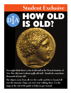 How Old is Old? - Detroit Institute of Arts