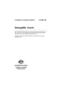 Intangible Assets - Australian Accounting Standards Board